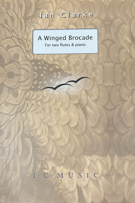 Ian Clarke- A Winged Brocade for Two Flutes and Piano