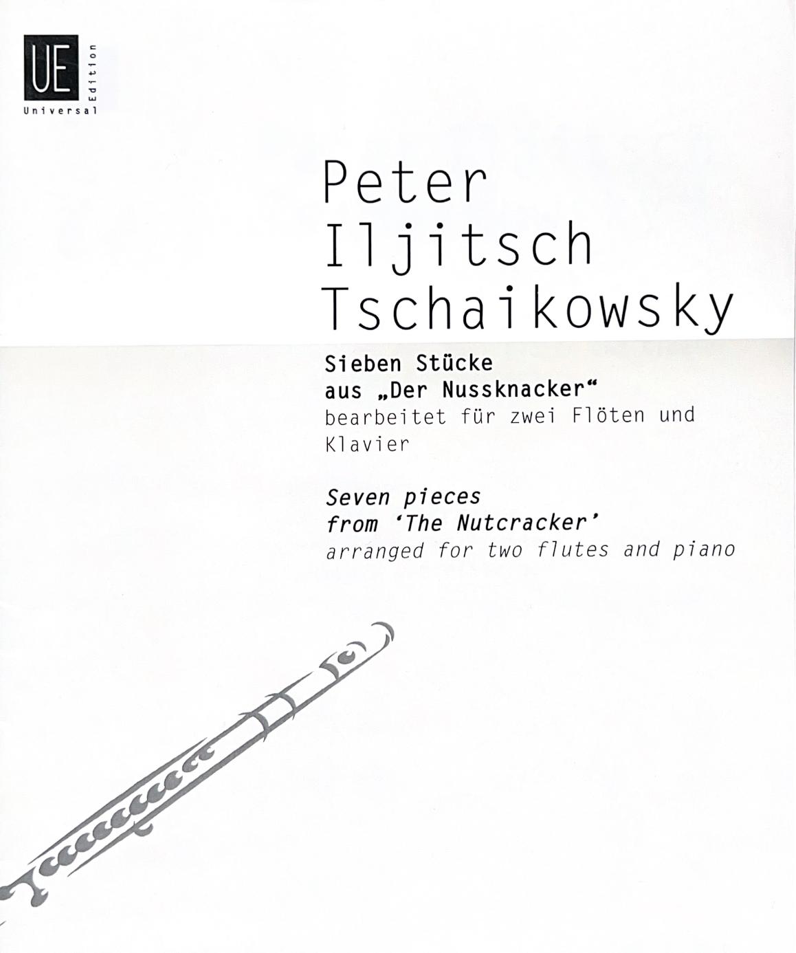 Front cover of Tschaikovsky's Nutcracker Suite for Flute and Piano sheet music
