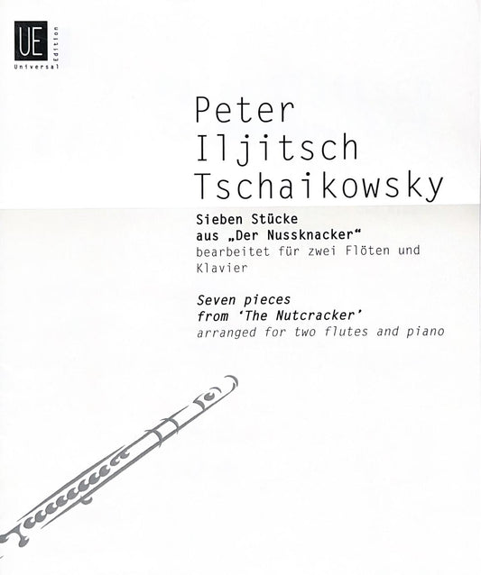 Front cover of Tschaikovsky's Nutcracker Suite for Flute and Piano sheet music