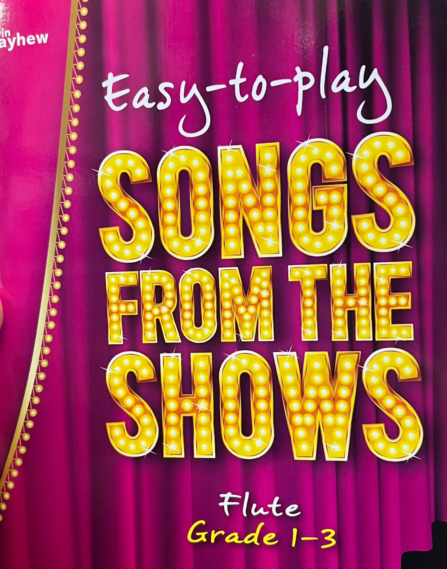 Easy-to-play Songs from the Shows for Flute and Piano