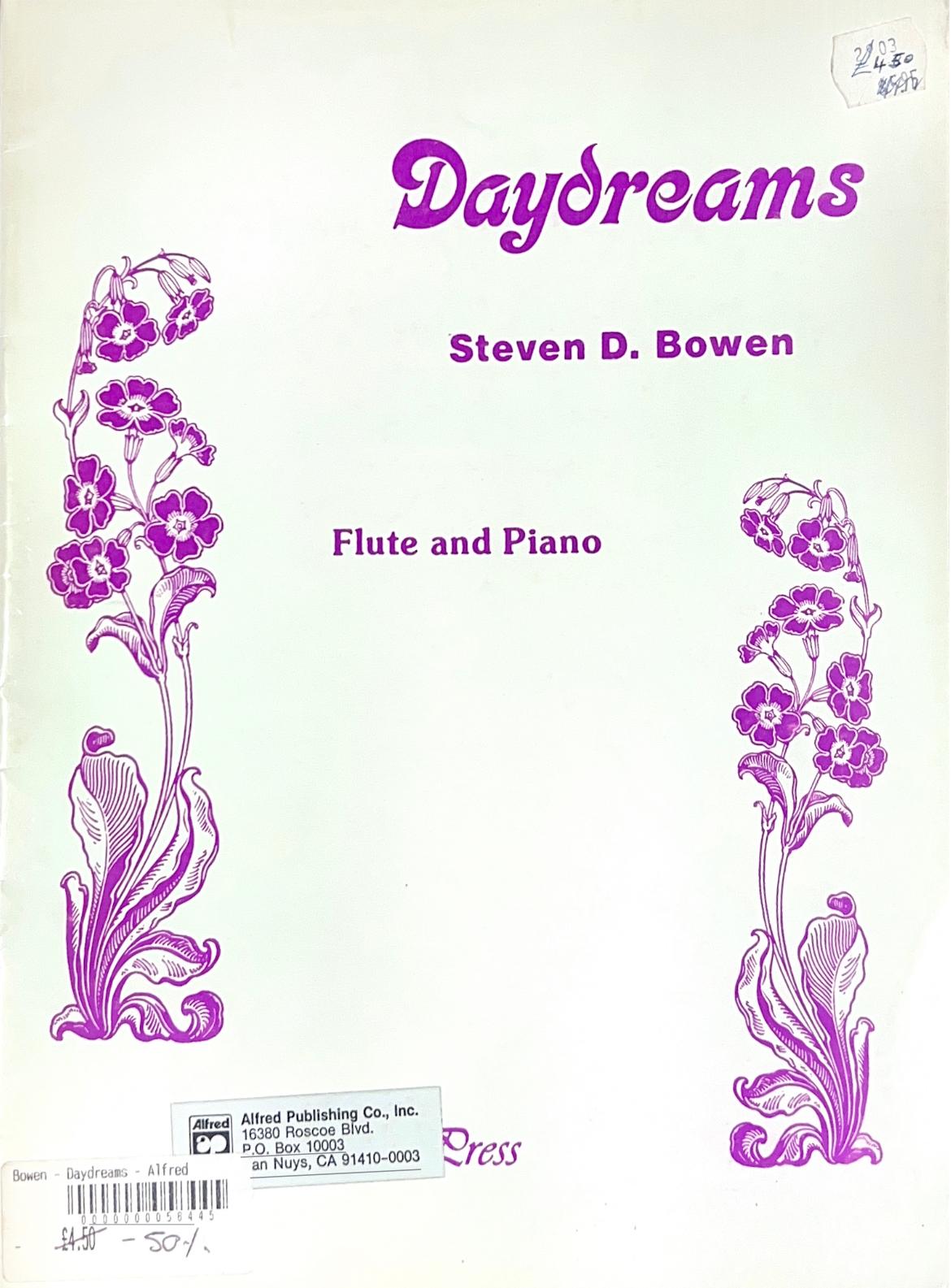 Steven Bowen- Daydreams for Flute and Piano