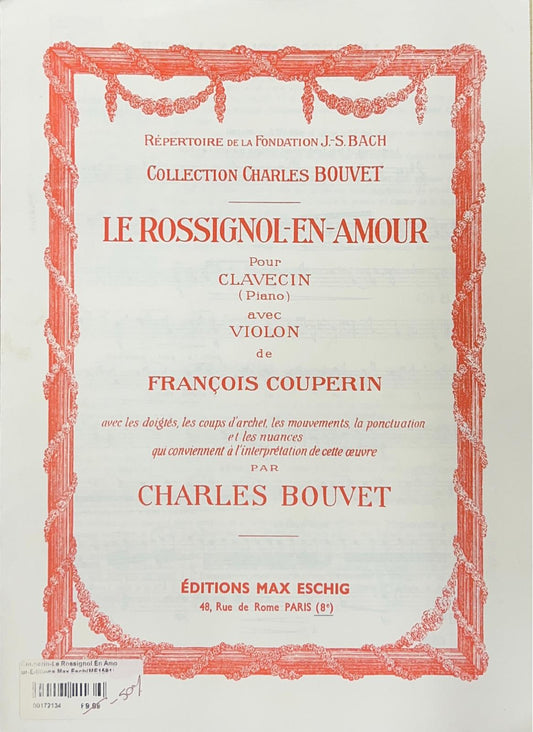 Couperin- Le Rossignol-en-Amour for Flute and Piano