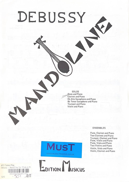 Debussy- Mandoline for Flute and Piano