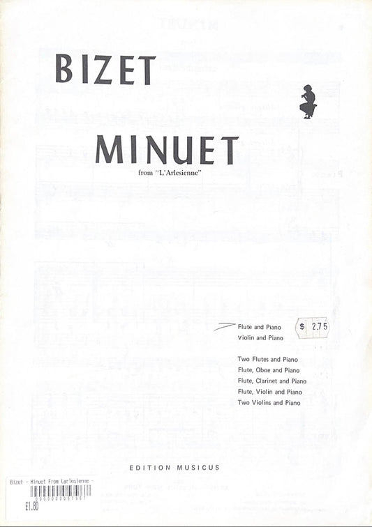 Bizet- Minuet from L'Arlesienne for Flute and Piano