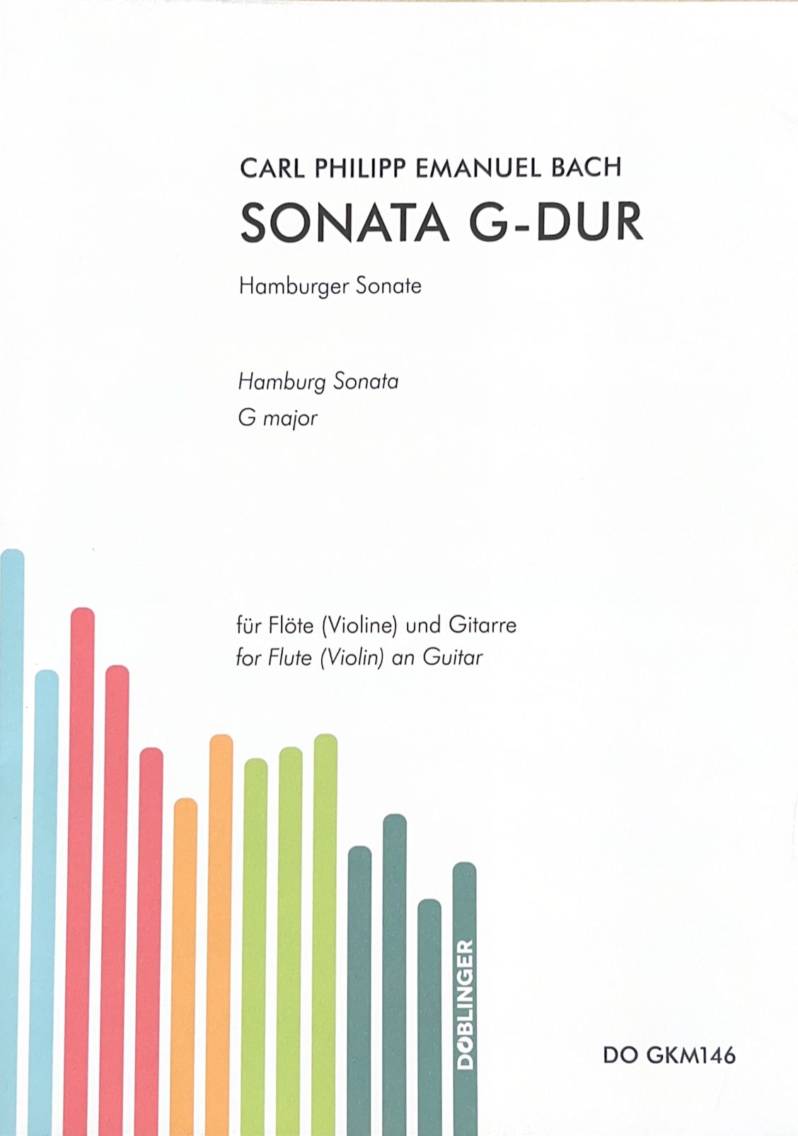 CPE Bach- Hamburger Sonata in G Major for Flute and Guitar