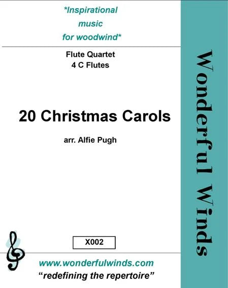 20 Christmas Carols for Flute Quartet