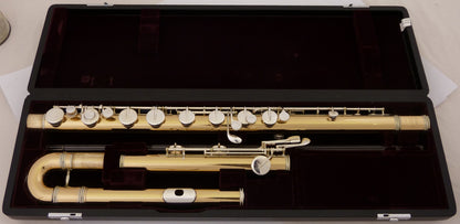 Yamaha YFLB441 Bass Flute Model in black case