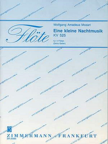 Mozart- Eine Kleine Nachtmusik K.525 for 4 Flutes