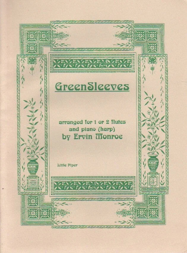 Monroe, arr- Greensleeves for 1 or 2 Flutes and Piano or Harp