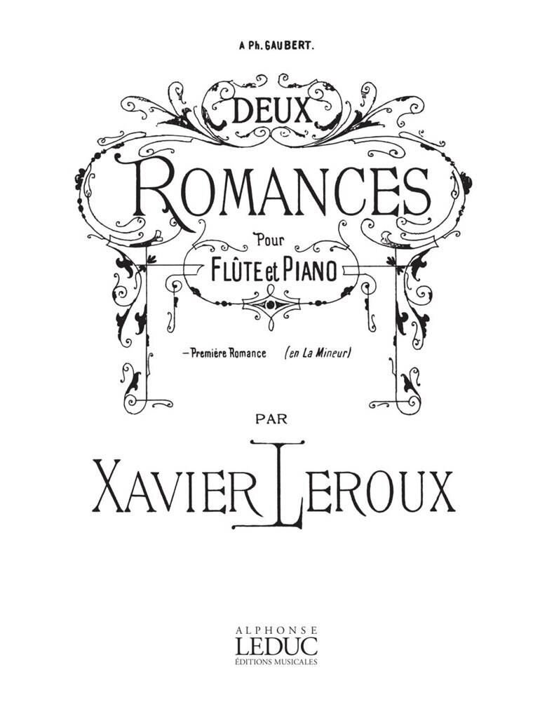 Leroux- Deux Romances for Flute and Piano (No.1 in A Minor)