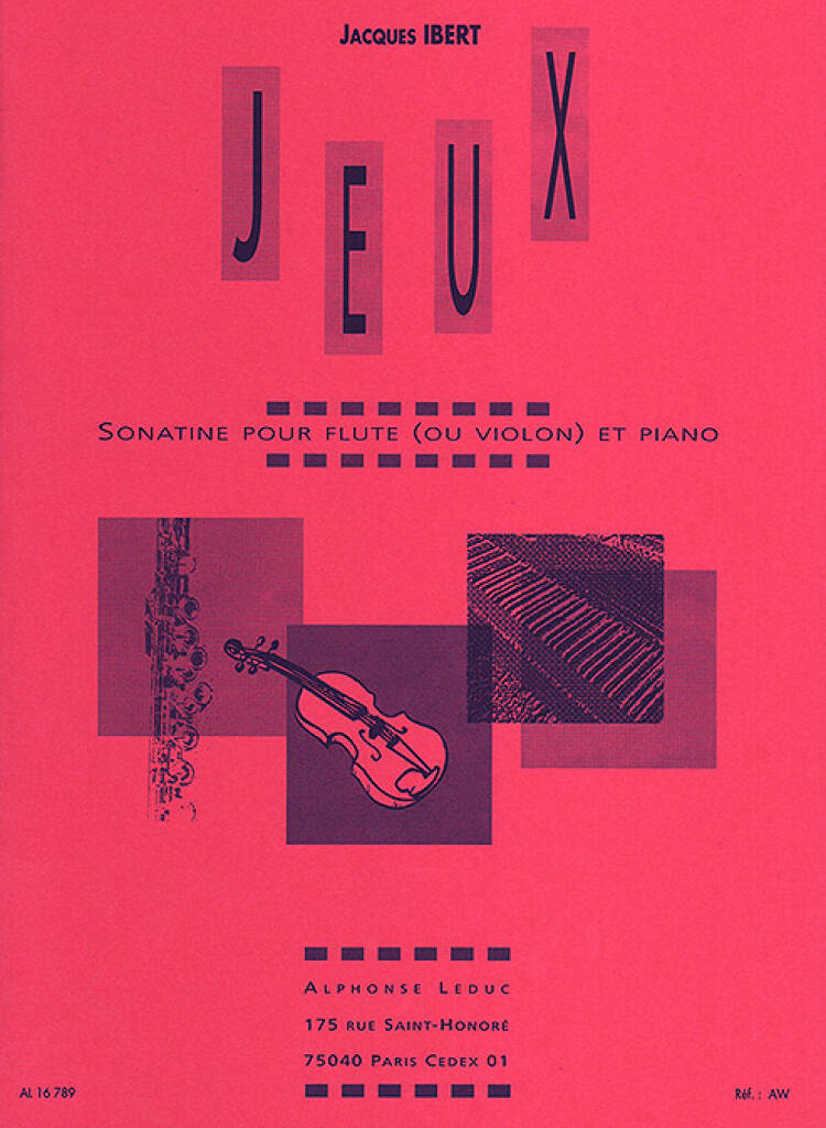 Ibert- Jeux for Flute and Piano
