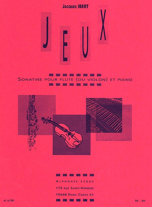 Ibert- Jeux for Flute and Piano