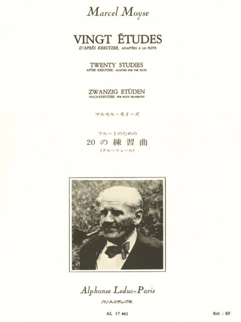 Kreutzer- 20 Studies for Flute (ed. Moyse)