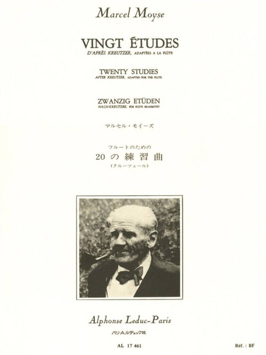 Kreutzer- 20 Studies for Flute (ed. Moyse)