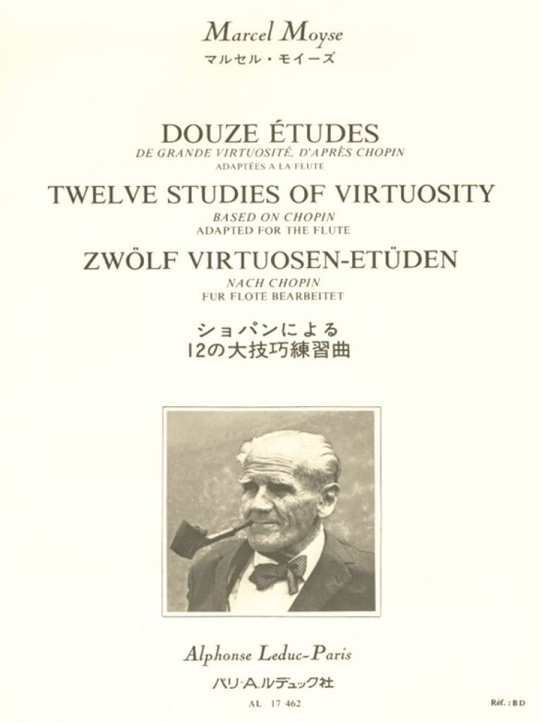 Chopin- 12 Studies of Great Virtuosity for Flute (ed. Moyse)