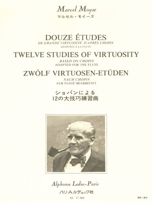 Chopin- 12 Studies of Great Virtuosity for Flute (ed. Moyse)