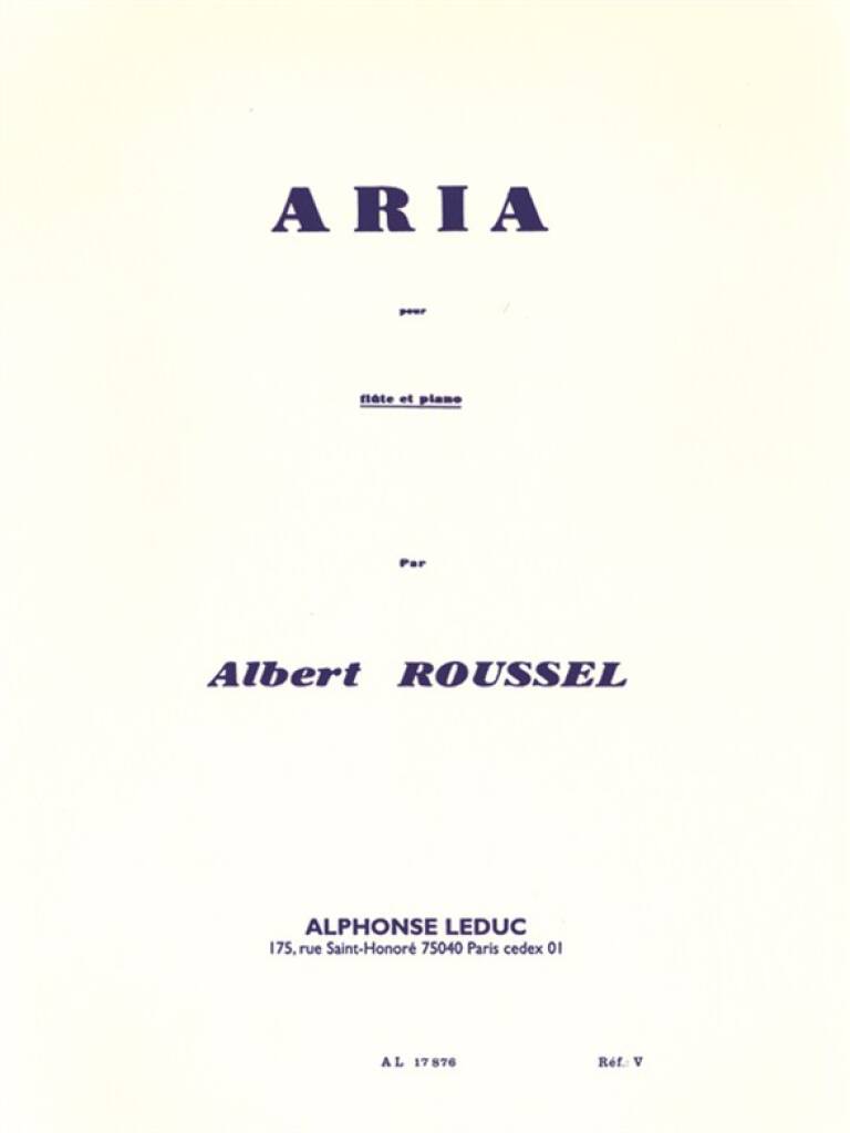 Roussel- Aria for Flute and Piano (Leduc)