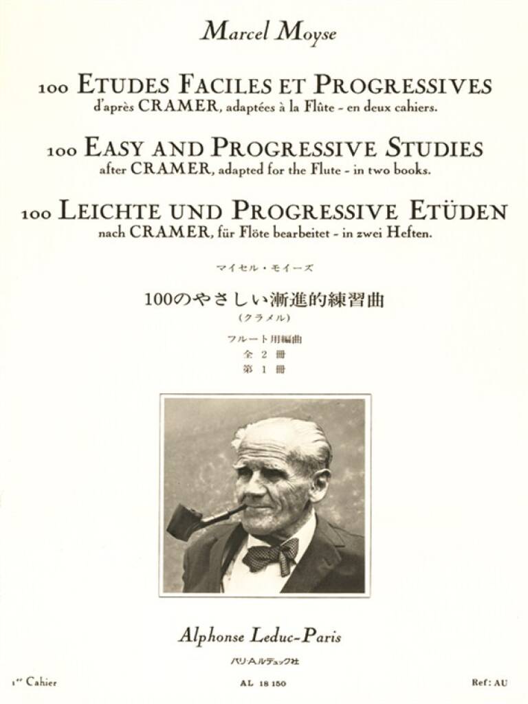 Cramer- 100 Easy and Progressive Studies for Flute (ed. Moyse)