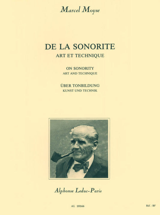 Moyse- De La Sonorite: Art et Technique for Flute