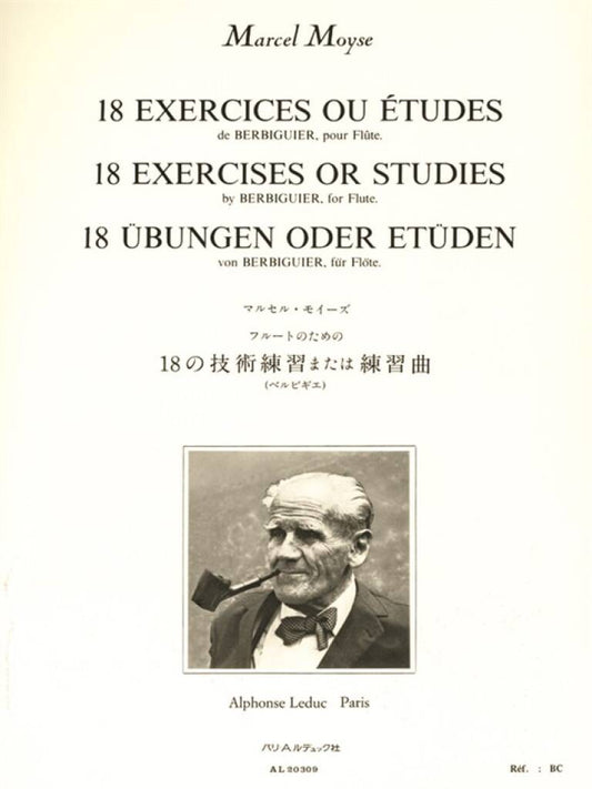 Berbiguier- 18 Exercises or Studies for Flute (ed. Moyse)