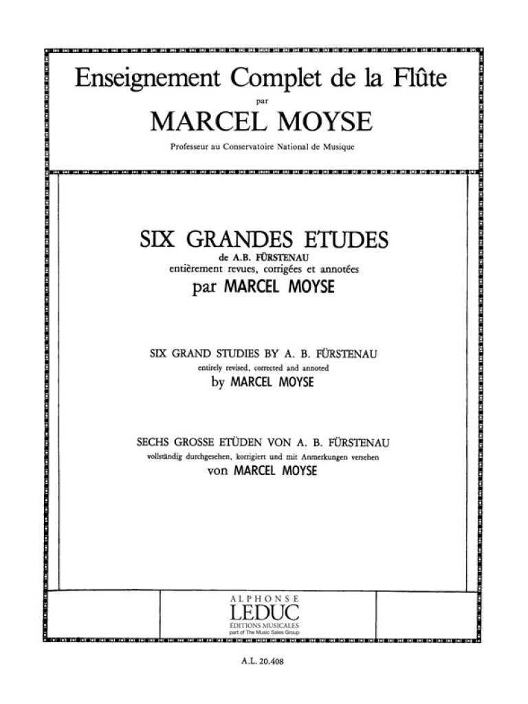 Fürstenau- 6 Great Studies (ed. Moyse)