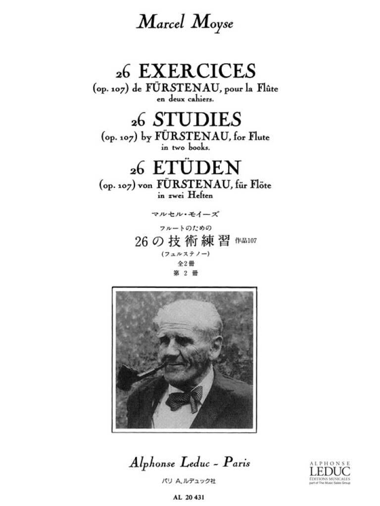 Fürstenau- 26 Studies Op.107 for Flute (ed. Moyse)