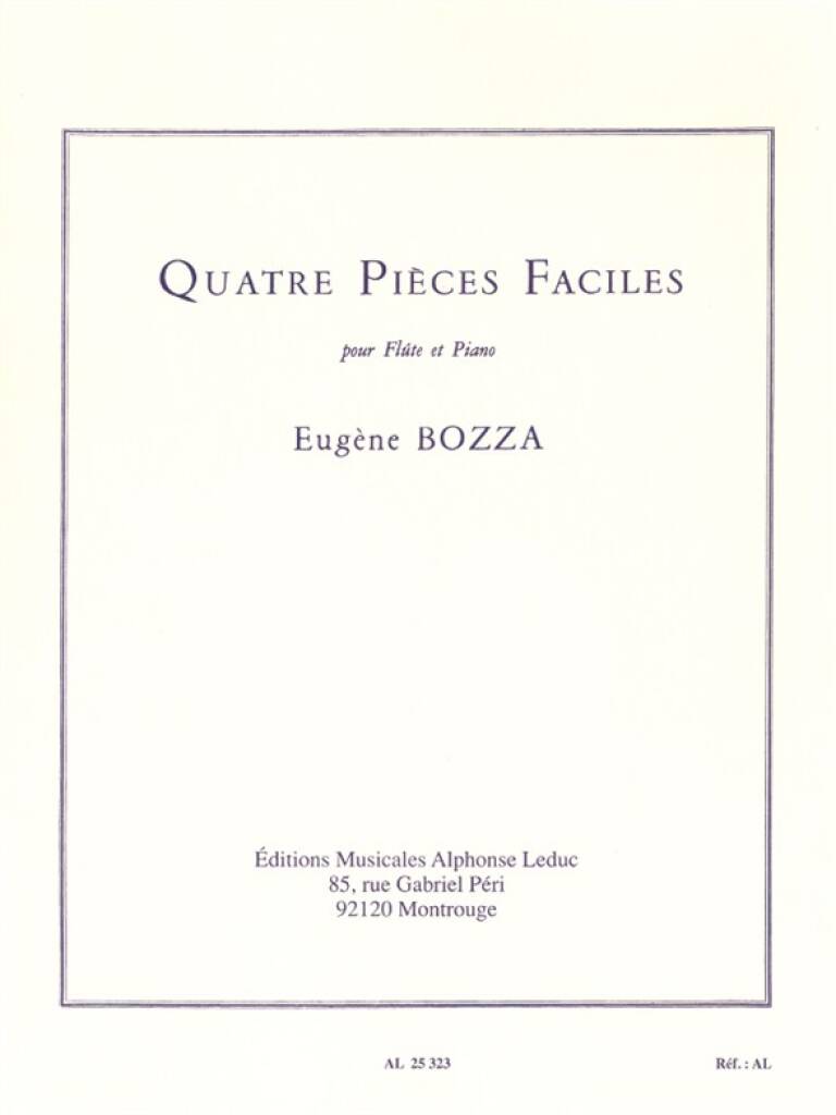 Bozza Quatre Pieces Facile-Flute and Piano
