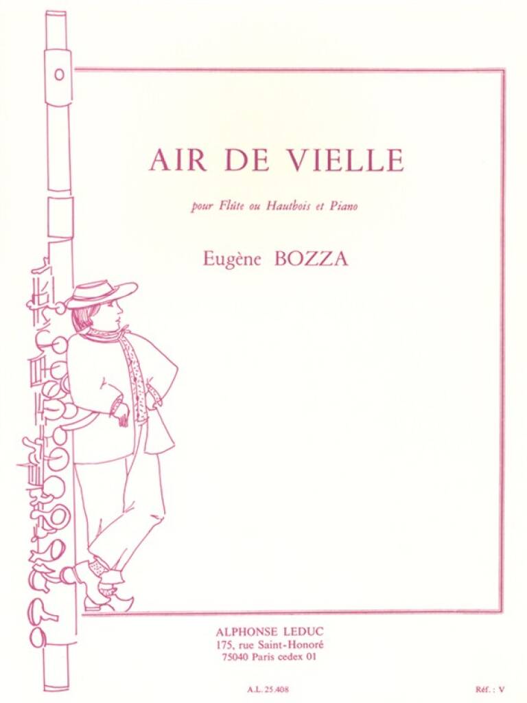 Bozza- Air de Vielle for Flute and Piano