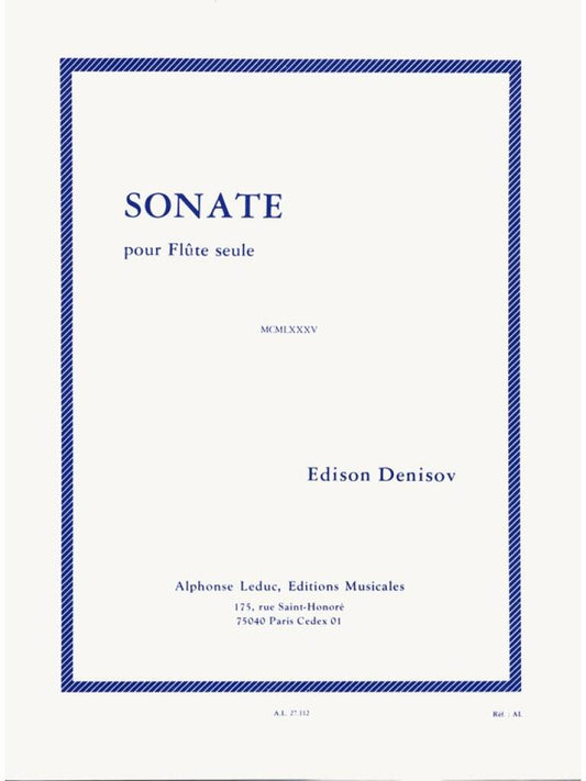 Denisov- Sonata for Solo Flute