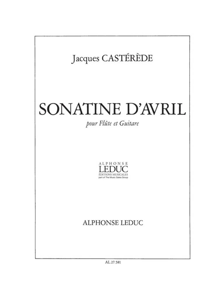 Castérède- Sonatine D’Avril for Flute and Guitar