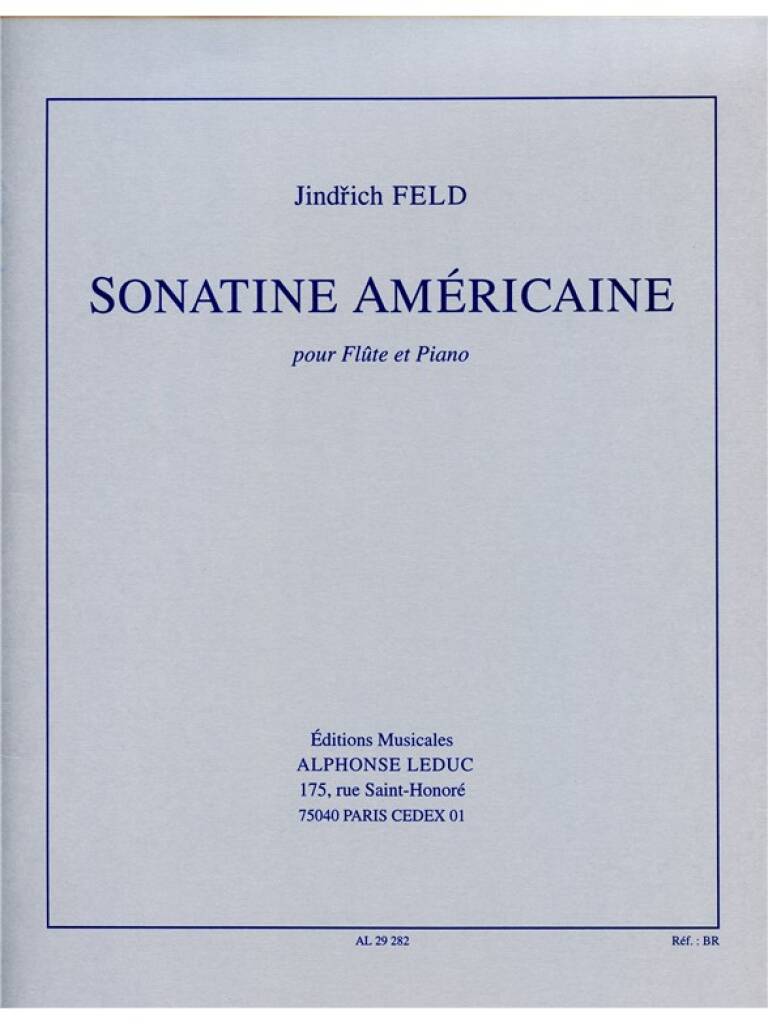 Feld- Sonatine Américaine for Flute and Piano