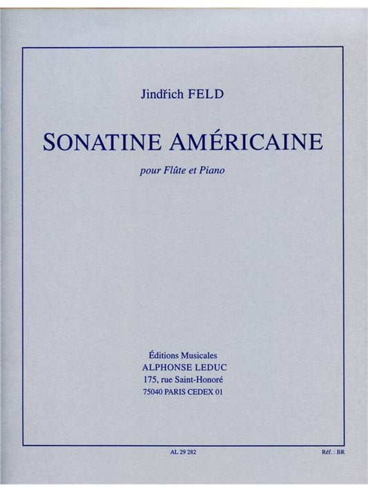 Feld- Sonatine Américaine for Flute and Piano
