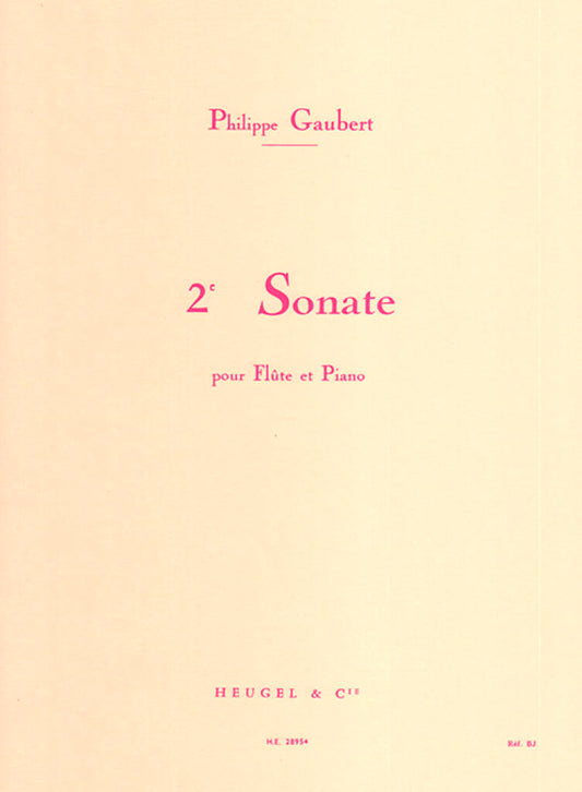 Gaubert- Sonata No 2 for Flute and Piano