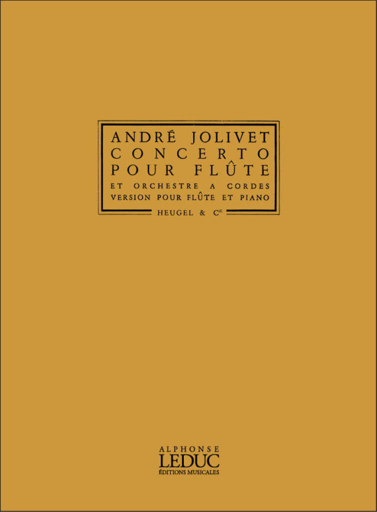 Jolivet- Concerto for Flute and Piano