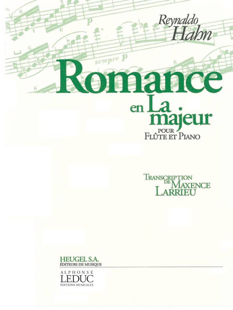 Hahn- Romance in A Major for Flute and Piano
