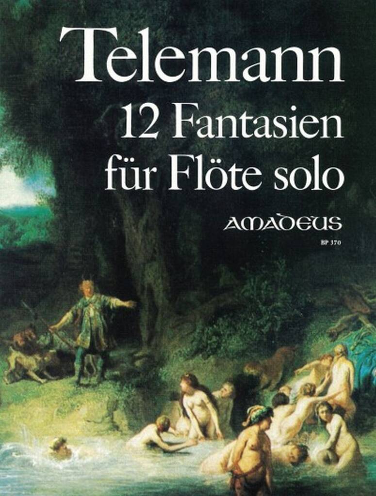 Telemann- 12 Fantasias for Solo Flute (Amadeus)