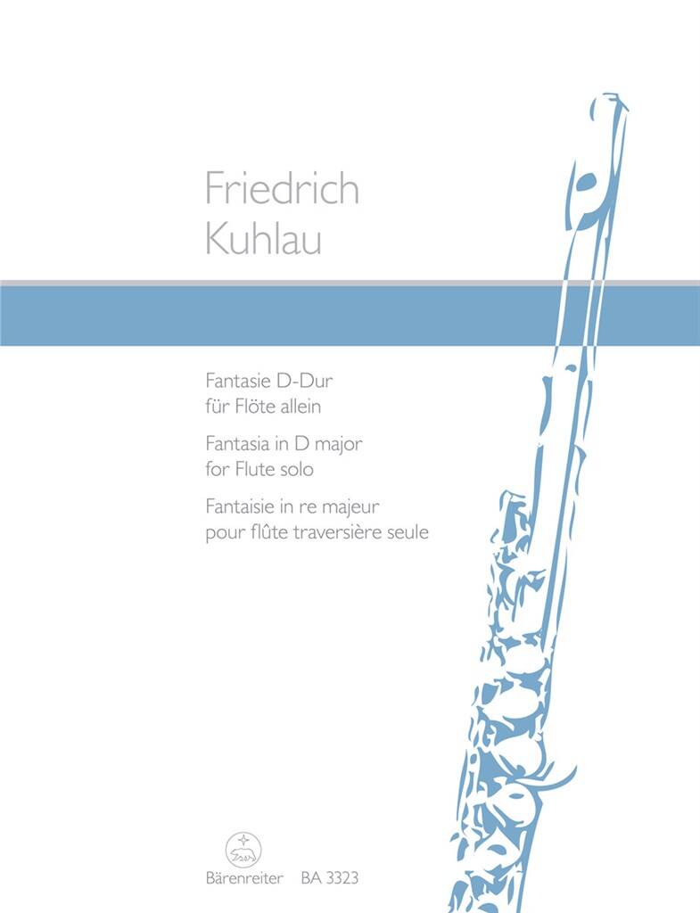 Kuhlau- Fantasia in D Major for Flute Solo (Barenreiter)