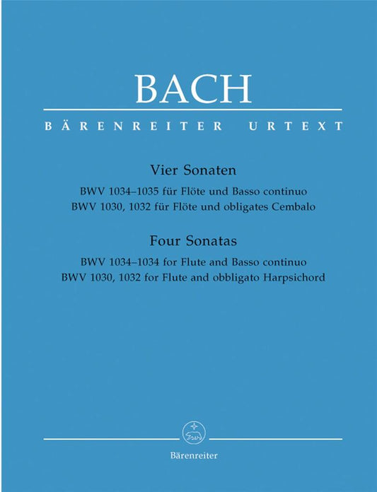 JS Bach Four Sonatas: BWV 1030, 1032, 1034, 1035