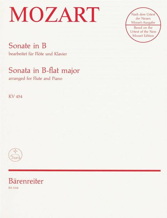 Mozart- Sonata in Bb KV 454 for Flute and Piano