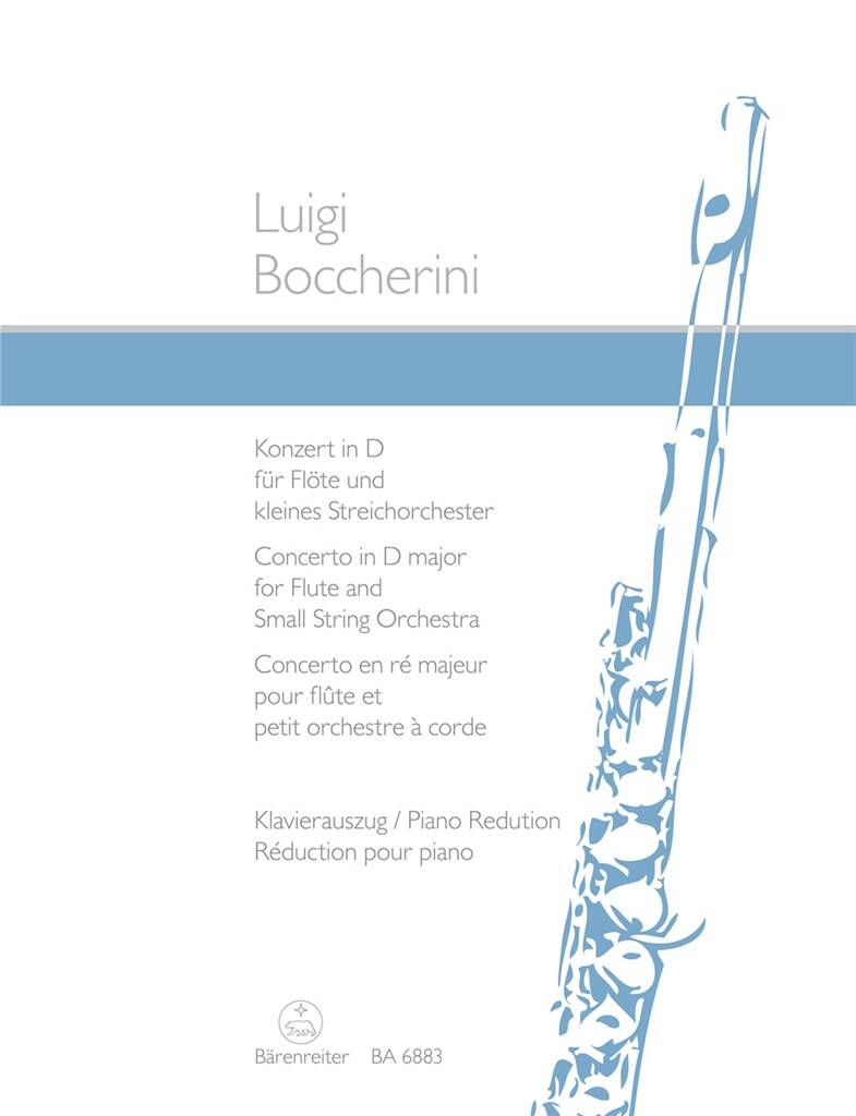 Boccherini- Concerto in D Major for Flute and Piano (Barenreiter)