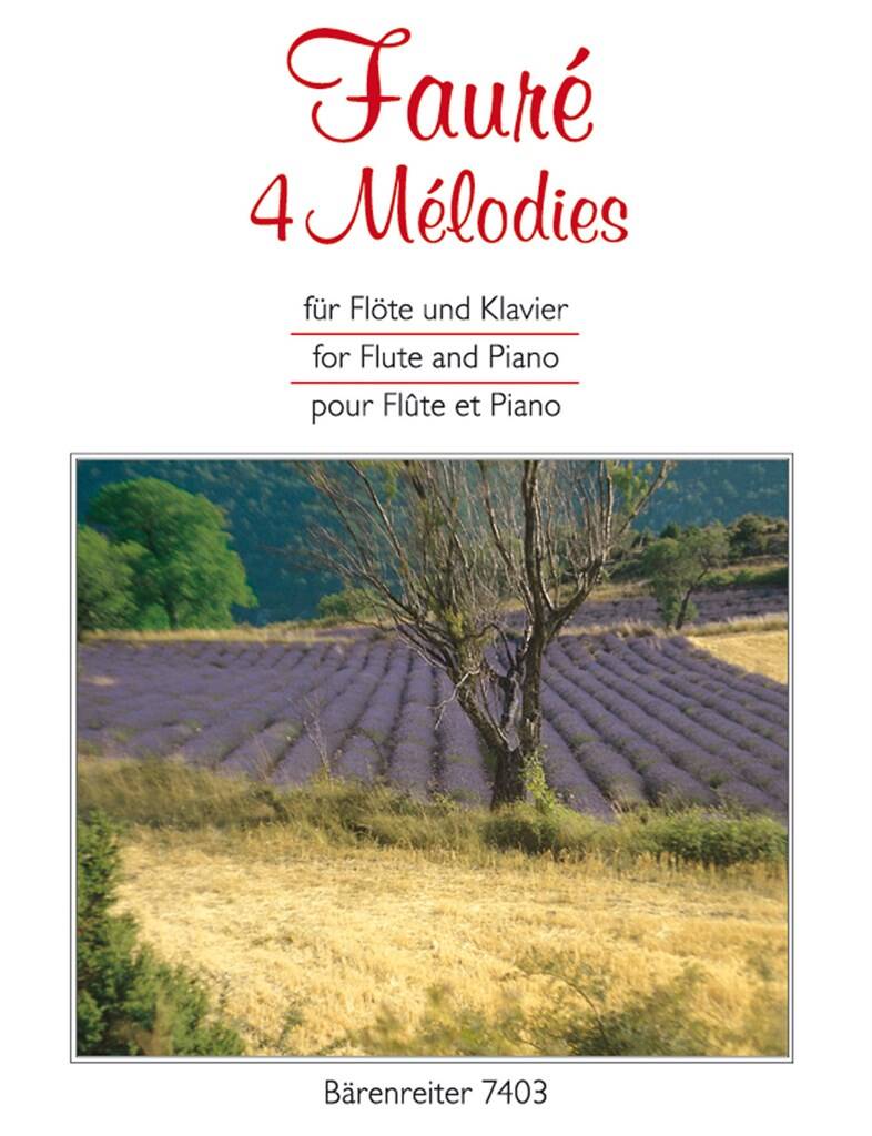 Faure- 4 Melodies for Flute and Piano
