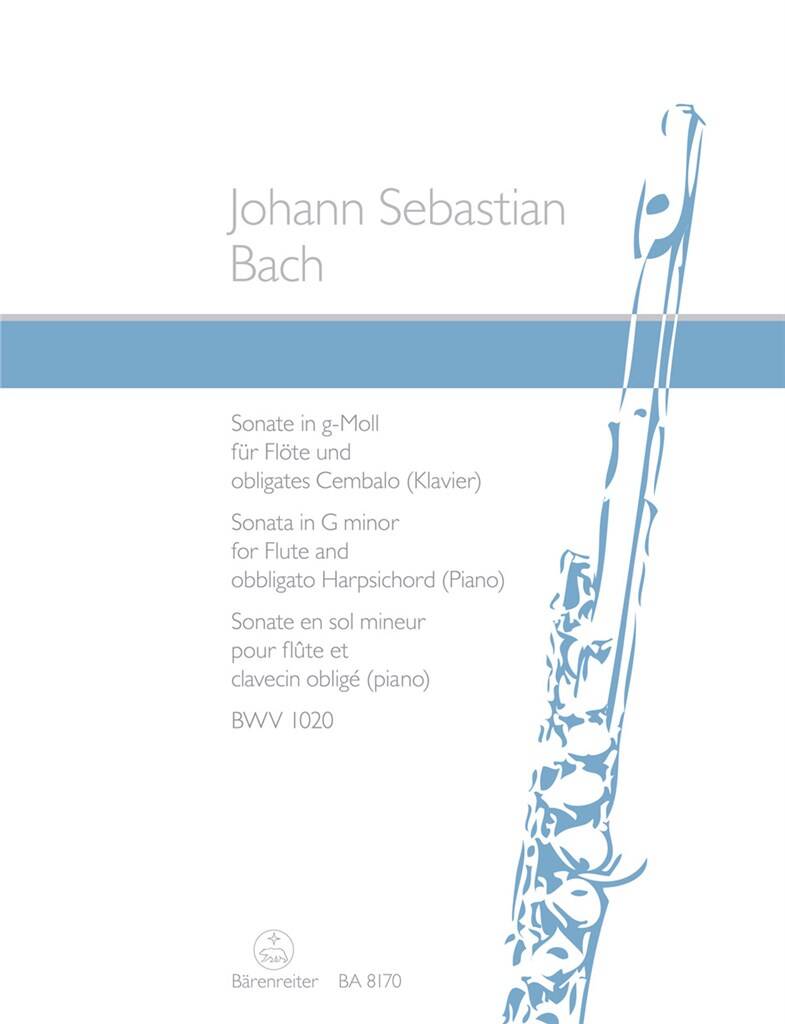JS Bach Sonata in G minor BWV1020-Flute and Obbligato Harpsichord
