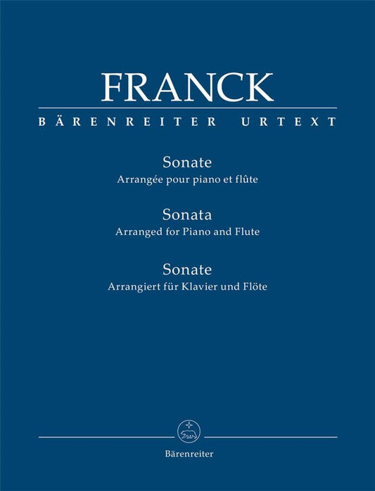 Franck- Sonata in A Major for Flute and Piano (Barenreiter)