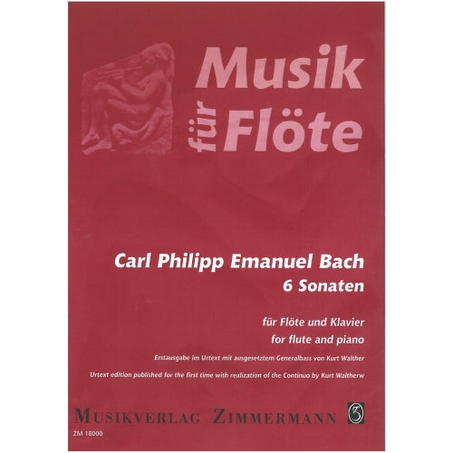 CPE Bach- 6 Sonatas for Flute and Piano (Zimmermann)