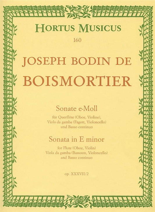 Boismortier Sonata in E Minor Op.37/2