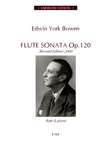 Bowen Sonata Opus 120 for Flute and Piano