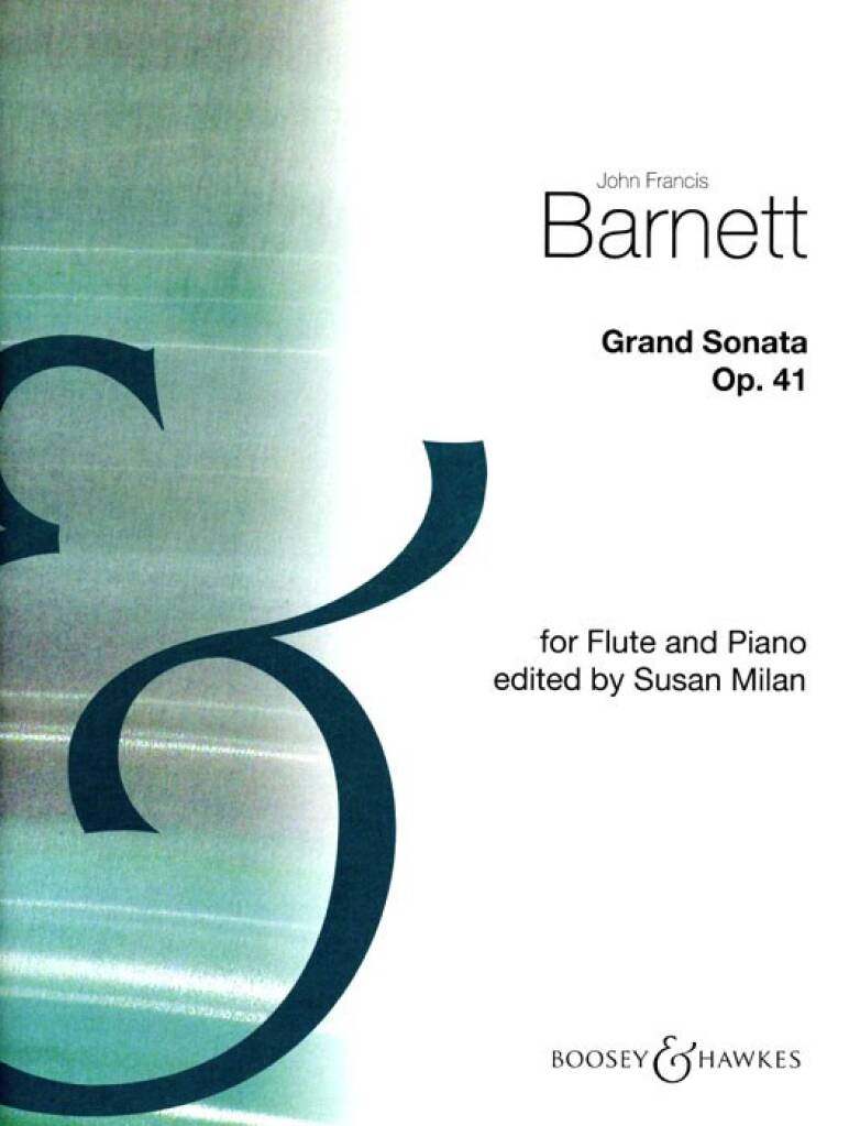 Barnett Grand Sonata Op 41 for Flute and Piano