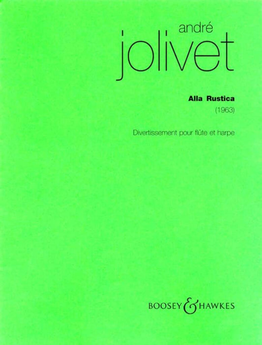Jolivet- Alla Rustica (Divertissement for Flute and Harp)