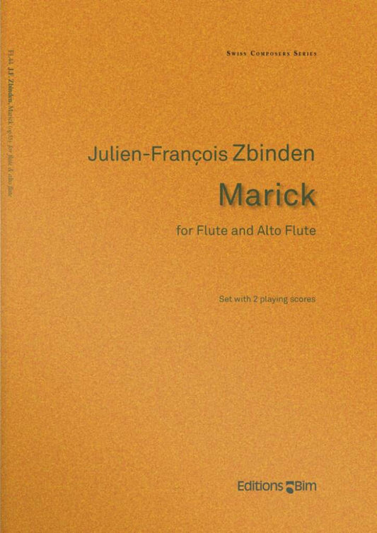 Zbinden- Marick for Flute and Alto Flute