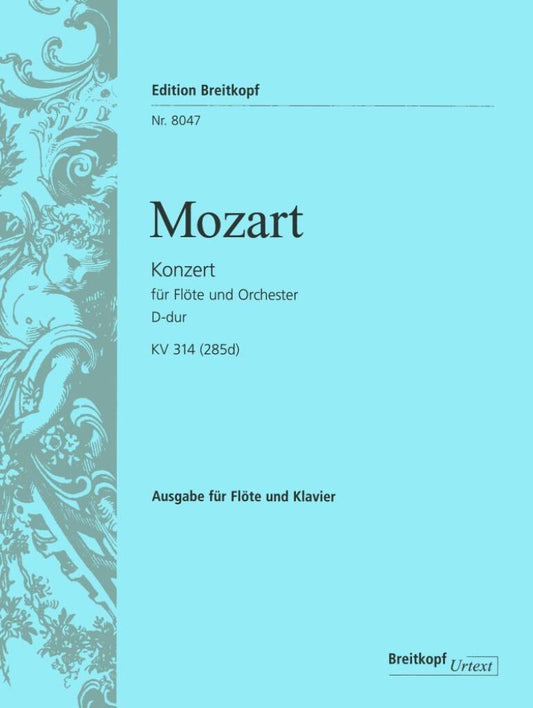 Mozart- Concerto in D Major KV314 for Flute and Piano (Edition Breitkopf)